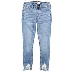 NWOT Abercrombie & Fitch Super Skinny Ankle Mid Rise Jeans Women’s 24 / 00 Short